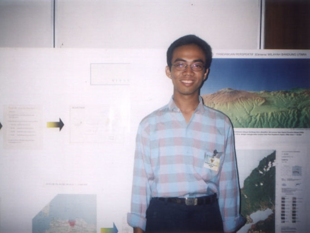 At the headquarters of National Coordinating Agency for Survey and Mapping (2001)